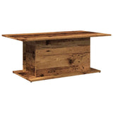 Tavolino da Salotto Legno Antico 102x55,5x40 cm in Truciolato