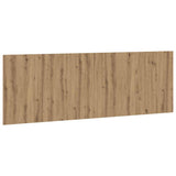 Testiera a Parete Legno Artigianale 240x1,5x80 cm in Truciolato