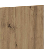 Testiera a Parete Legno Artigianale 240x1,5x80 cm in Truciolato
