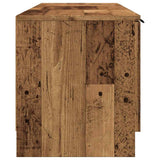 Mobile Porta TV in Legno Vecchio 140x35x40 cm in Truciolato