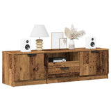 Mobile Porta TV in Legno Vecchio 140x35x40 cm in Truciolato