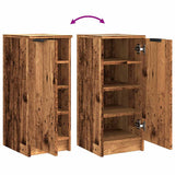 Scarpiera Legno Vecchio 29,5x35x70 cm in Legno truciolato
