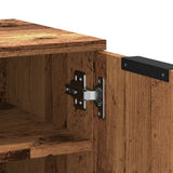 Scarpiera Legno Vecchio 29,5x35x70 cm in Legno truciolato