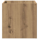 Fioriera Rovere Artigianale 40x40x40 cm in Legno truciolato