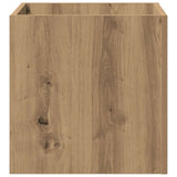 Fioriera Rovere Artigianale 40x40x40 cm in Legno truciolato