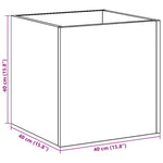 Fioriera Rovere Artigianale 40x40x40 cm in Legno truciolato