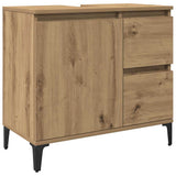 Mobile Sottolavabo Rovere Artigianale 65x33x60 cm in Truciolato