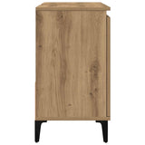 Mobile Sottolavabo Rovere Artigianale 65x33x60 cm in Truciolato