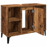Mobile Lavabo Legno Antico 80x33x60 cm in Legno truciolato
