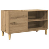 Mobile Porta Dischi Rovere Artigianale 84,5x38x48cm truciolato