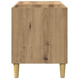 Mobile Porta Dischi Rovere Artigianale 84,5x38x48cm truciolato