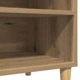 Mobile Porta Dischi Rovere Artigianale 84,5x38x48cm truciolato