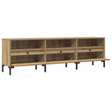 Mobile Porta TV Rovere Artigianale 150x30x44,5 cm truciolato