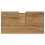 Armadietto da Bagno Rovere Artigianale 65x33x60cm in Truciolato