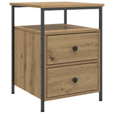Comodino Rovere Artigianale 44x45x60 cm in Legno truciolato