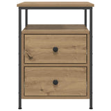 Comodino Rovere Artigianale 44x45x60 cm in Legno truciolato