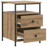 Comodino Rovere Artigianale 44x45x60 cm in Legno truciolato