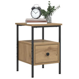 Comodino Rovere Artigianale 34x36x50 cm in Legno truciolato