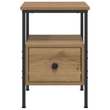 Comodino Rovere Artigianale 34x36x50 cm in Legno truciolato