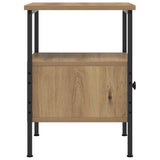 Comodino Rovere Artigianale 34x36x50 cm in Legno truciolato
