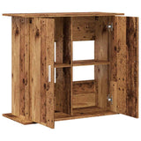 Supporto Acquario 81x36x73 cm in Legno truciolato Legno Antico