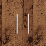 Supporto Acquario 81x36x73 cm in Legno truciolato Legno Antico