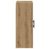 Mobile a Parete Rovere Artigianale 69,5x34x90 cm in Truciolato