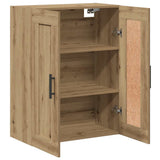 Mobile a Parete Rovere Artigianale 69,5x34x90 cm in Truciolato