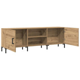 Mobile Porta TV Rovere Artigianale 150x30x50cm in Truciolato