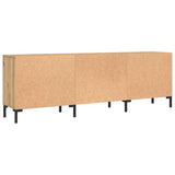 Mobile Porta TV Rovere Artigianale 150x30x50cm in Truciolato