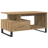 Tavolino Salotto Rovere Artigianale 90x49x45 cm truciolato