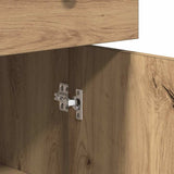 Credenza Rovere Artigianale 70x30x80 cm in Legno truciolato