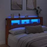 Testiera LED Rovere Artigianale 180x18,5x103,5 cm truciolato