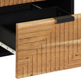 Credenza Marrone 40 x 33 x 75 cm Legno di mango massello