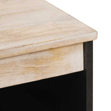Credenza con porta Finitura Bianco Lavato 60 x 33 x 75 cm
