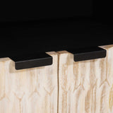 Credenza con porta Finitura Bianco Lavato 60 x 33 x 75 cm