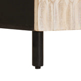 Credenza con porta Finitura Bianco Lavato 60 x 33 x 75 cm