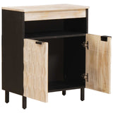 Credenza con porta Finitura Bianco Lavato 60 x 33 x 75 cm