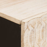 Credenza con porta Finitura Bianco Lavato 80 x 33 x 75 cm
