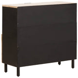Credenza con porta Finitura Bianco Lavato 80 x 33 x 75 cm