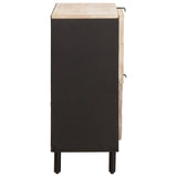 Credenza con porta Finitura Bianco Lavato 80 x 33 x 75 cm