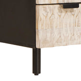 Credenza con cassetto Finitura Bianco Lavato 60 x 33 x 100 cm
