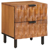 Armadio da Notte con cassetto Marrone 40 x 33 x 46 cm