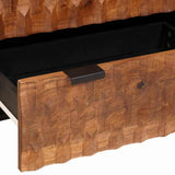 Credenza Finitura Marrone Acacia 60 x 33 x 75 cm