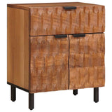 Armadio da Notte con cassetto Marrone 50 x 33 x 60 cm