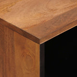 Credenza con porta Finitura Marrone Acacia 80 x 33 x 75 cm