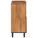 Credenza con porta Finitura Marrone Acacia 80 x 33 x 75 cm