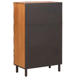 Credenza con cassetto Finitura Marrone Acacia 60 x 33 x 100 cm