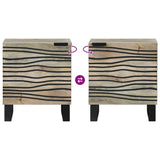 Armadio da Notte Bianco 40 x 33 x 46 cm Legno ingegnerizzato