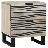 Armadio da Notte Bianco 40 x 33 x 46 cm Legno ingegnerizzato